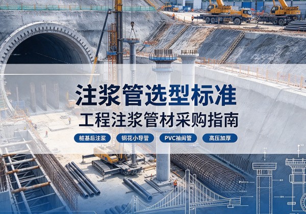 从江注浆管选型标准